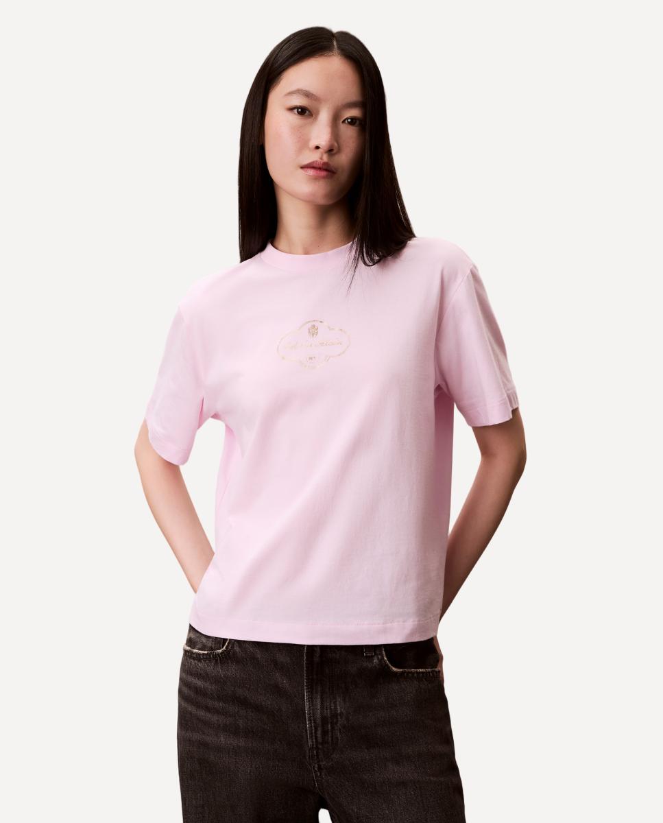 T-shirt Boxy Fit Rosa-claro-1