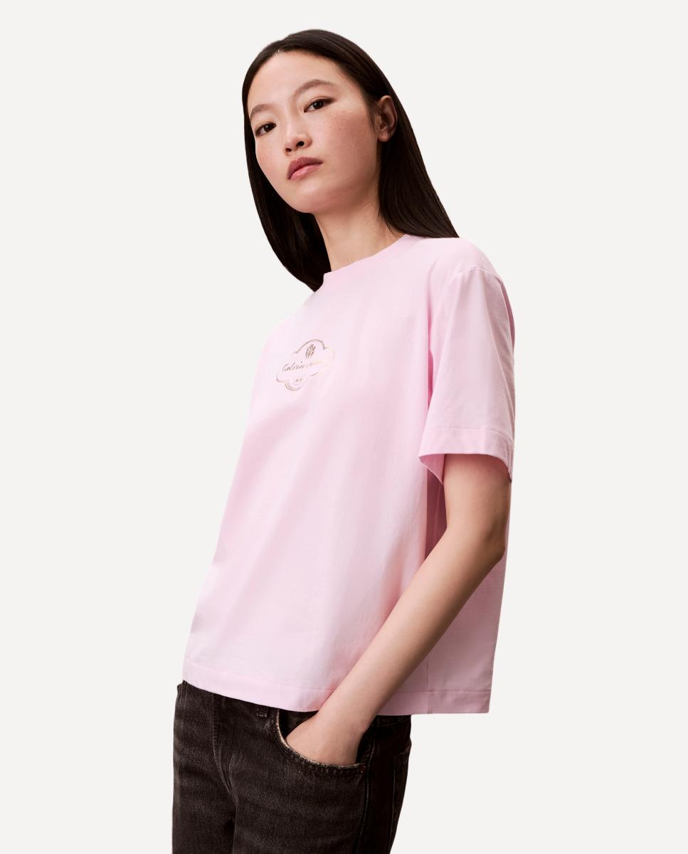 T-shirt Boxy Fit Rosa-claro-4