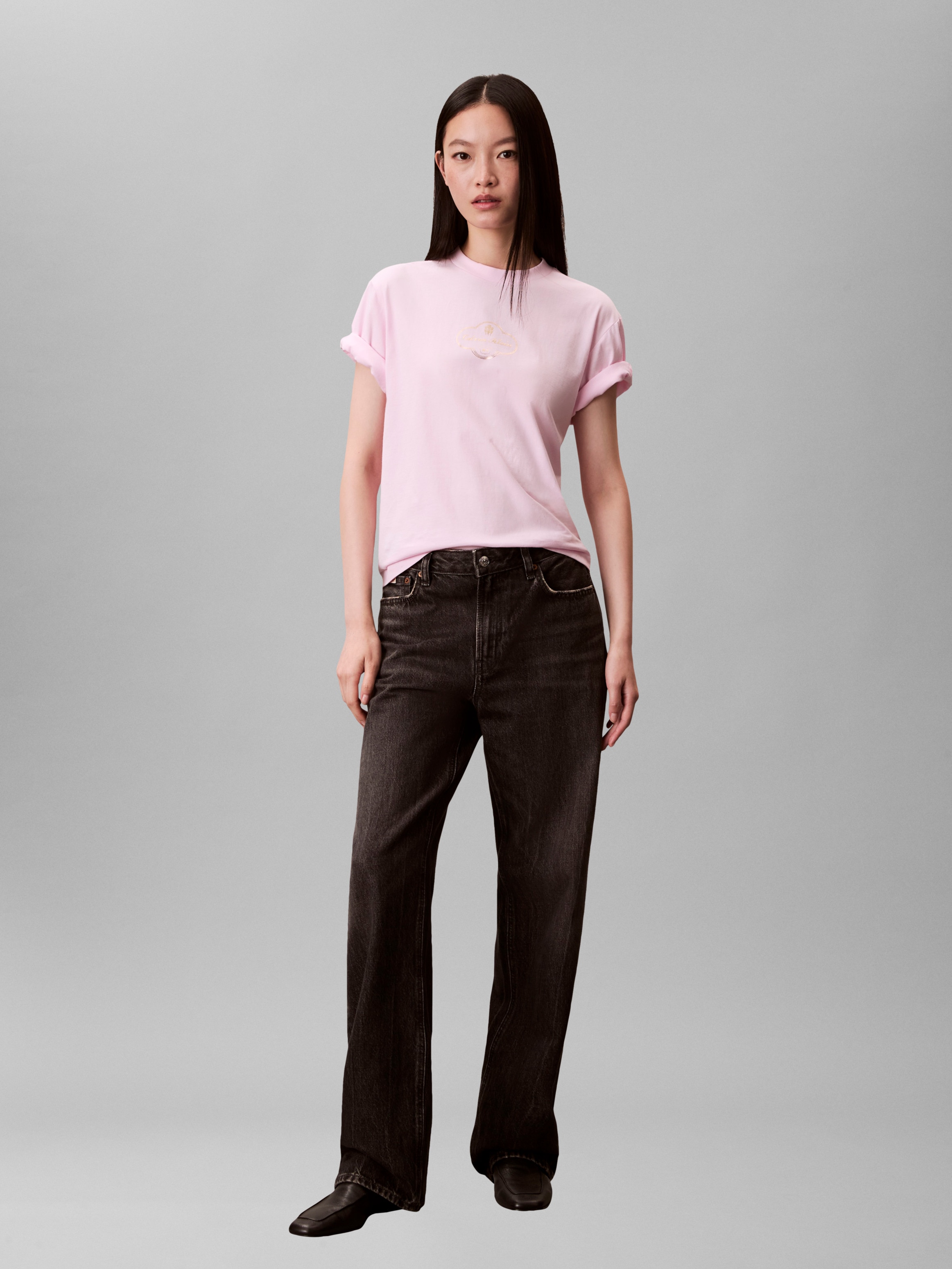 T-shirt Boxy Fit Rosa-claro-6