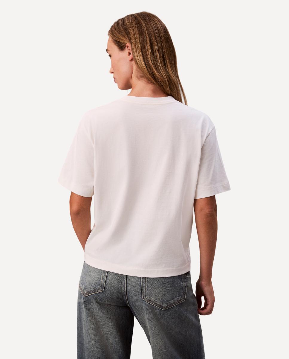 T-shirt Boxy Fit Branco-3