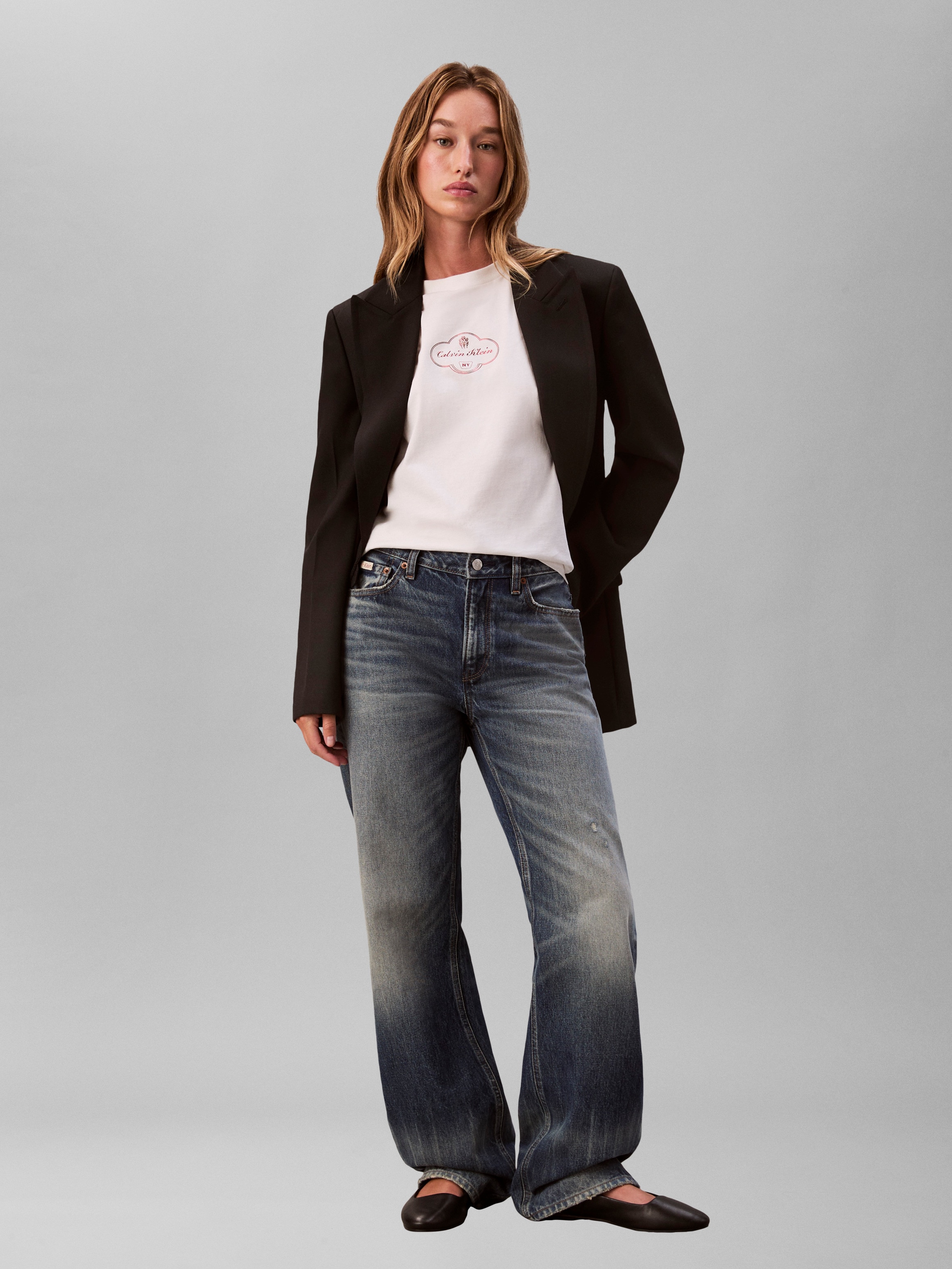 T-shirt Boxy Fit Branco-5