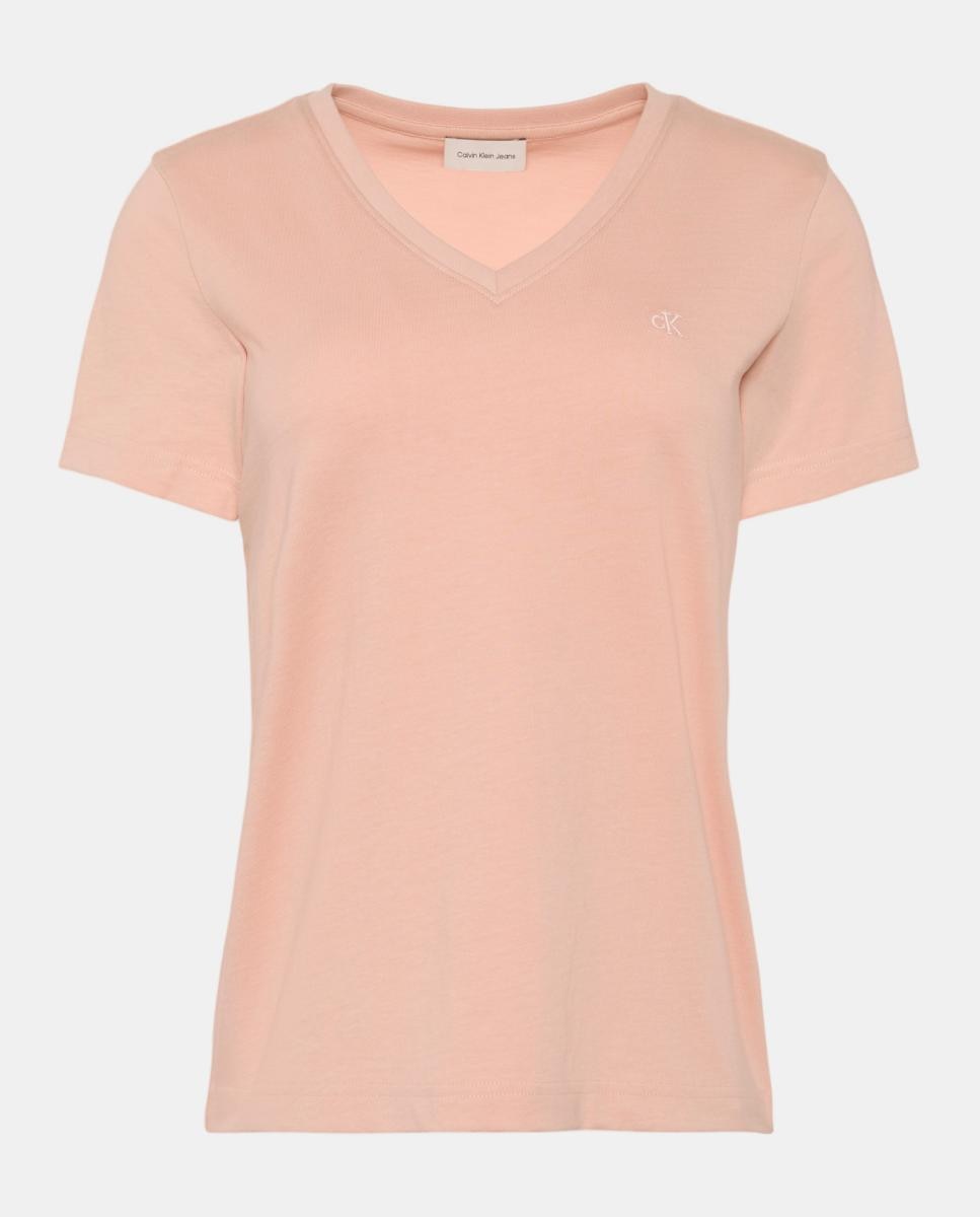 T-shirt com Logótipo de Monograma Laranja-4