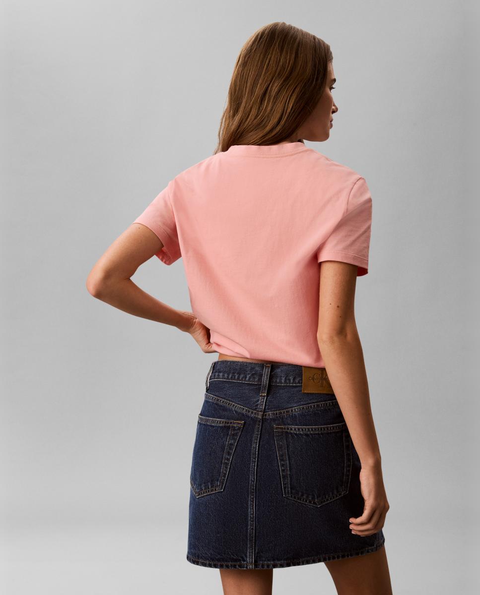 T-shirt com Logótipo Rosa-2