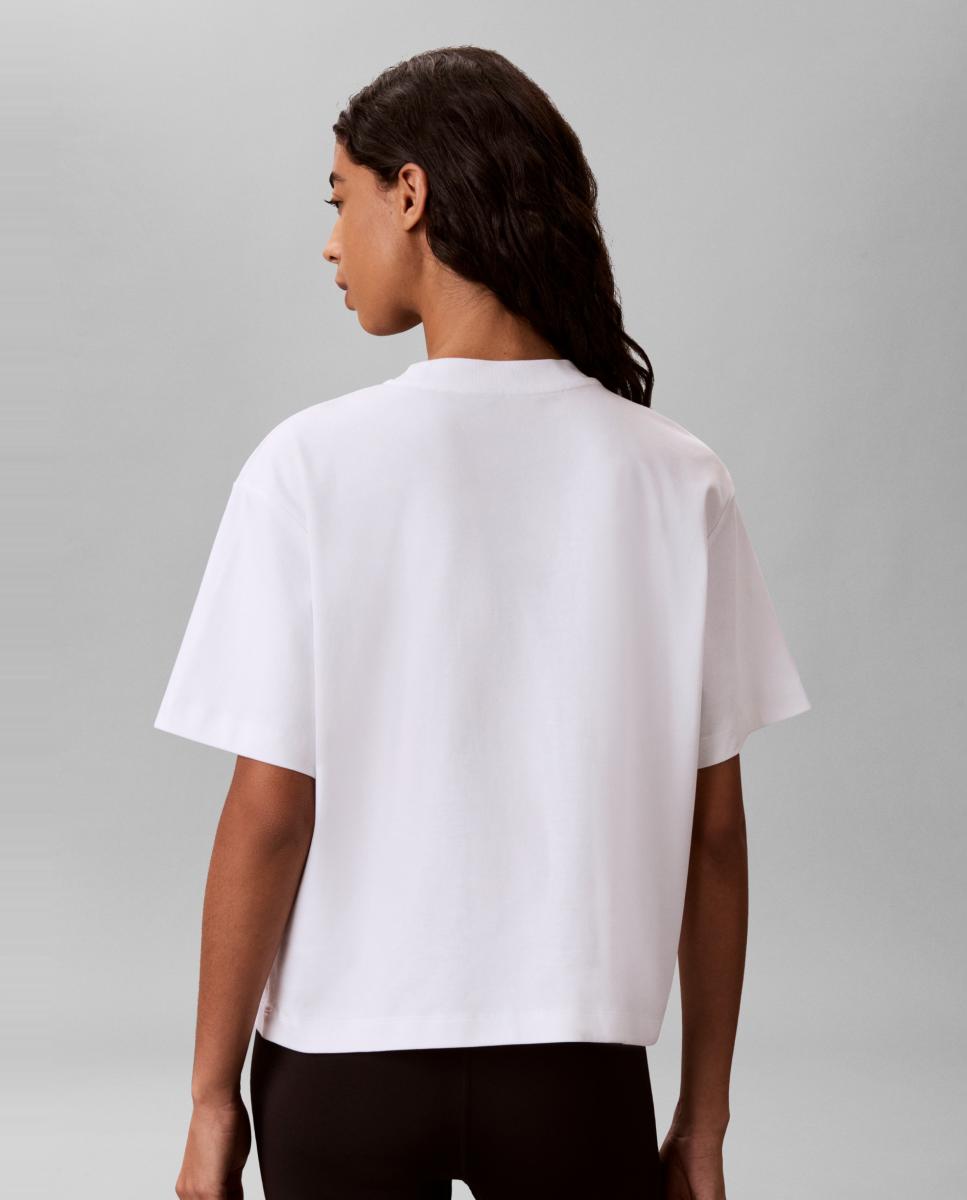 T-shirt com Logótipo Branco-2