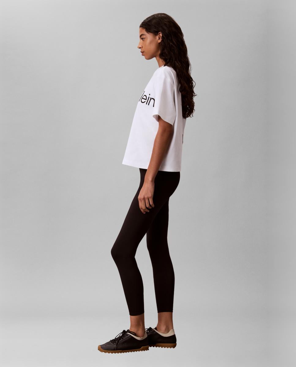 T-shirt com Logótipo Branco-4