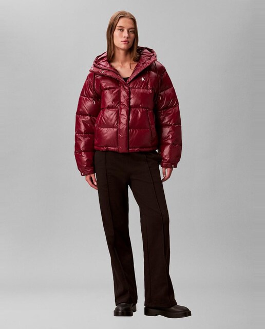 Imagen 0 de Chaqueta puffer Mujer con acabado brillante
