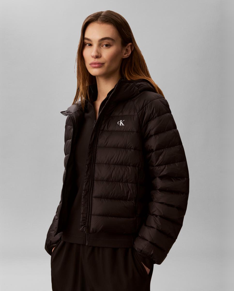 Calvin Klein Jeans - Chaqueta mujer acolchada con capucha.