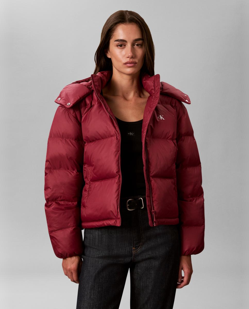 Casaco Puffer Ligeiro Vermelho-2