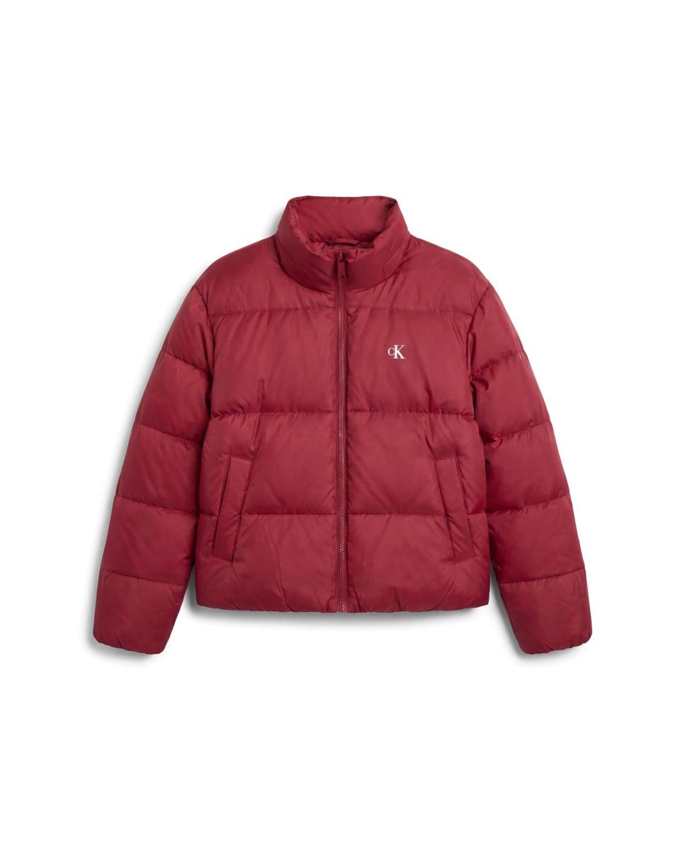 Casaco Puffer Ligeiro Vermelho-6