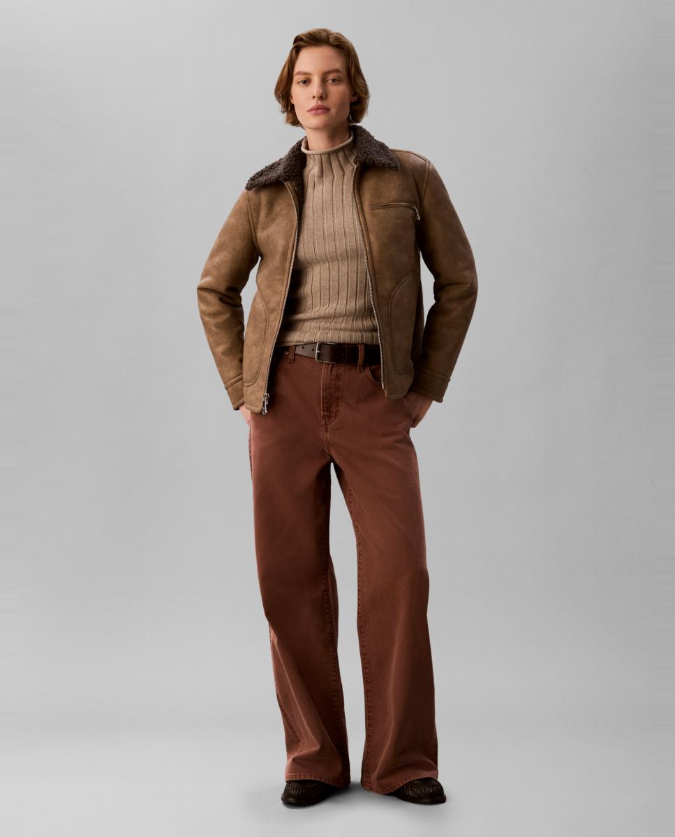 Imagem 0 de Casaco Shearling Aviador