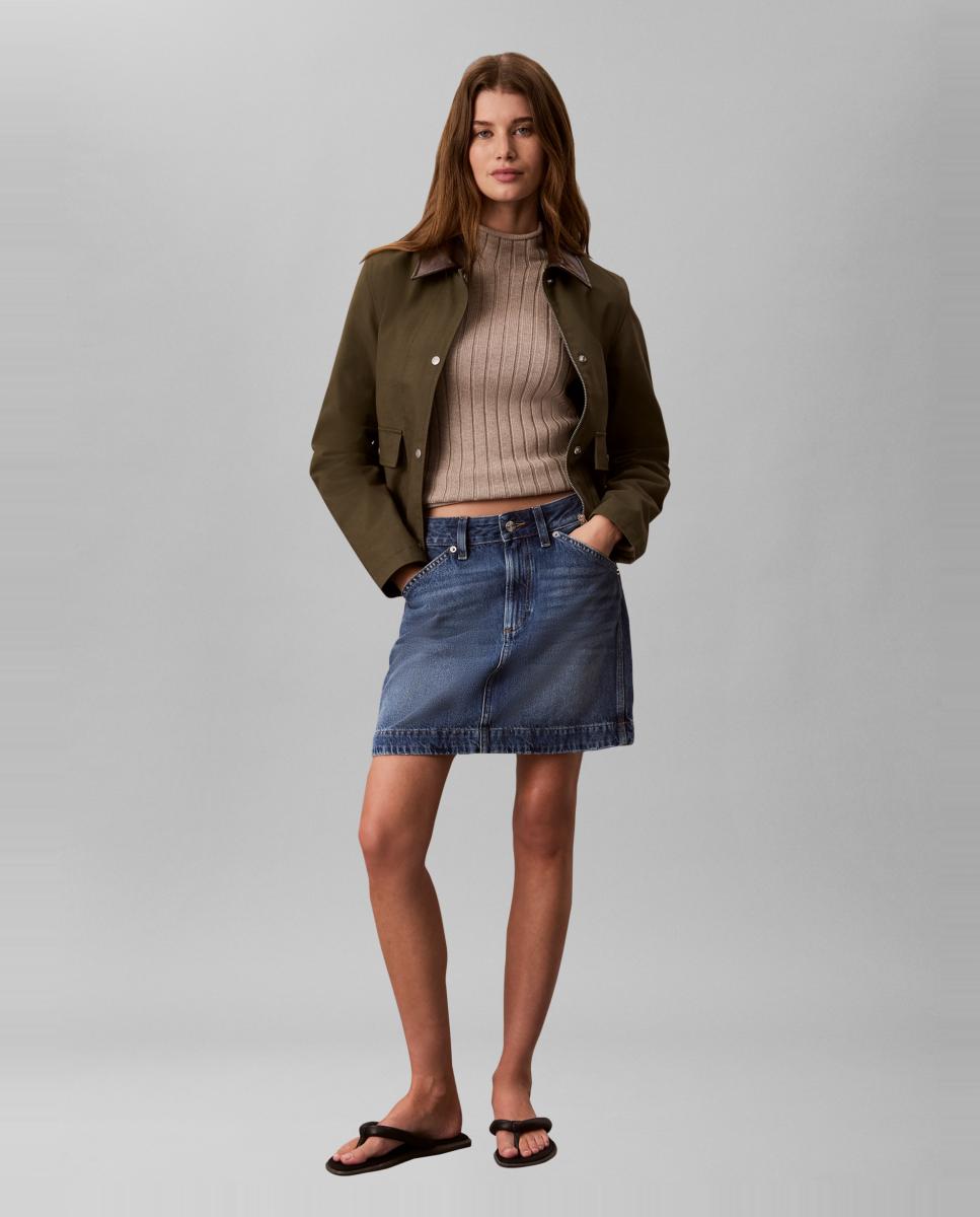 Jersey de mujer woven - Calvin Klein Jeans - Beige Beige-6