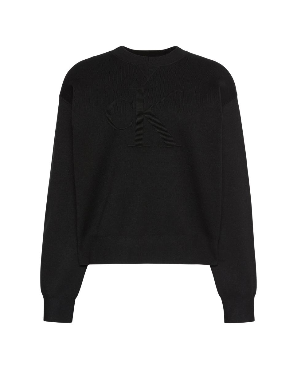 Jersey de mujer ottoman - Calvin Klein Jeans - Negro Negro-5