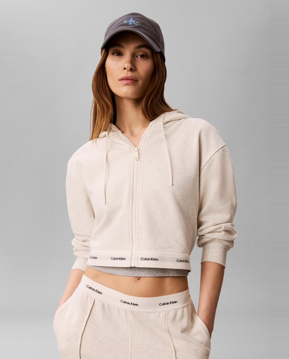 Calvin Klein Jeans - Sudadera mujer con cremallera.