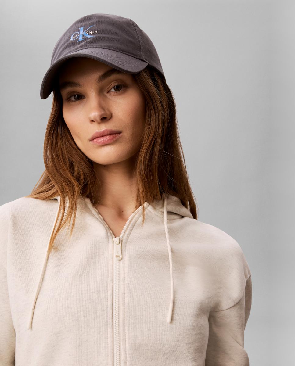 Sweatshirt com Fecho de Correr Cru-3