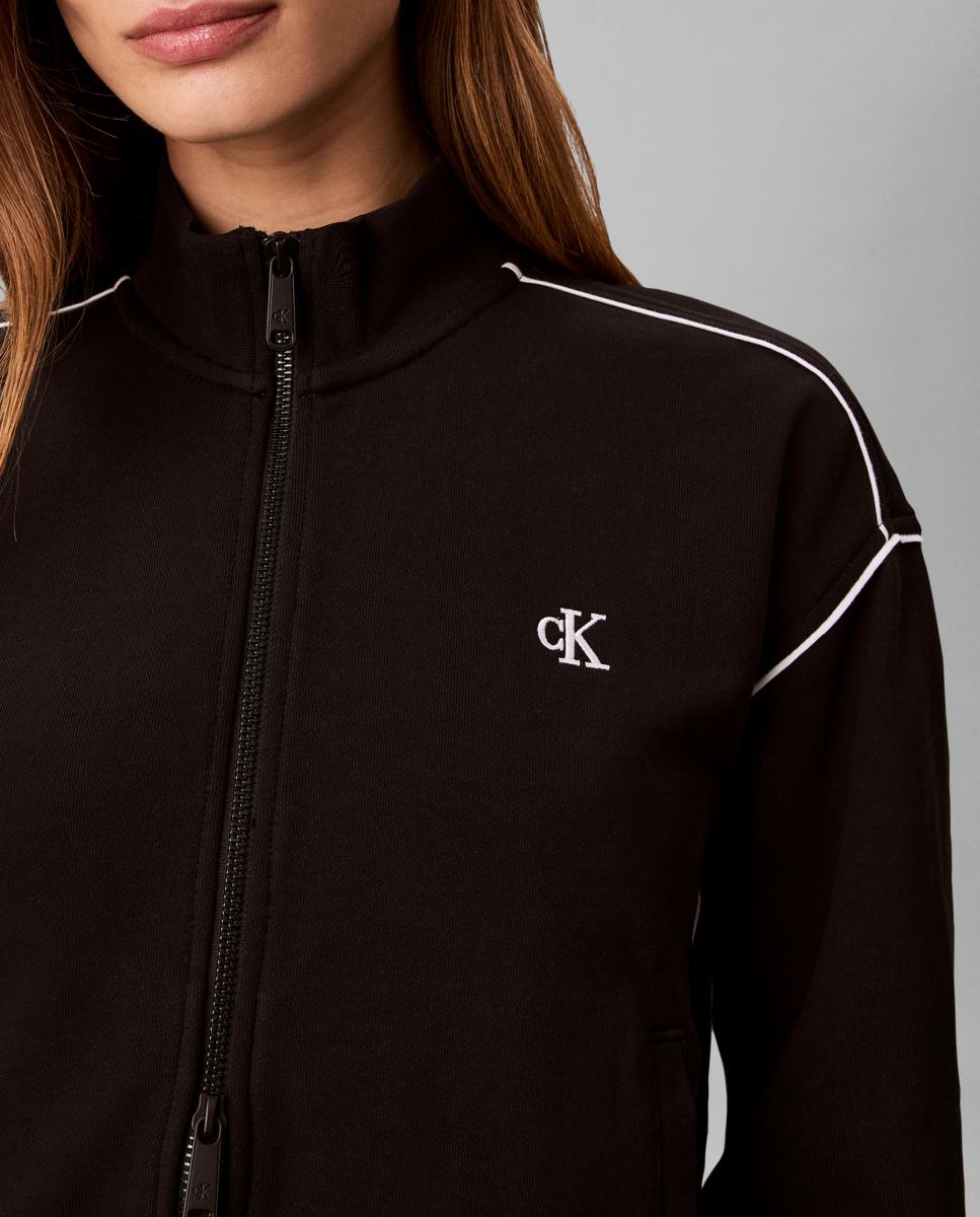 Sweatshirt com Monograma Preto-4