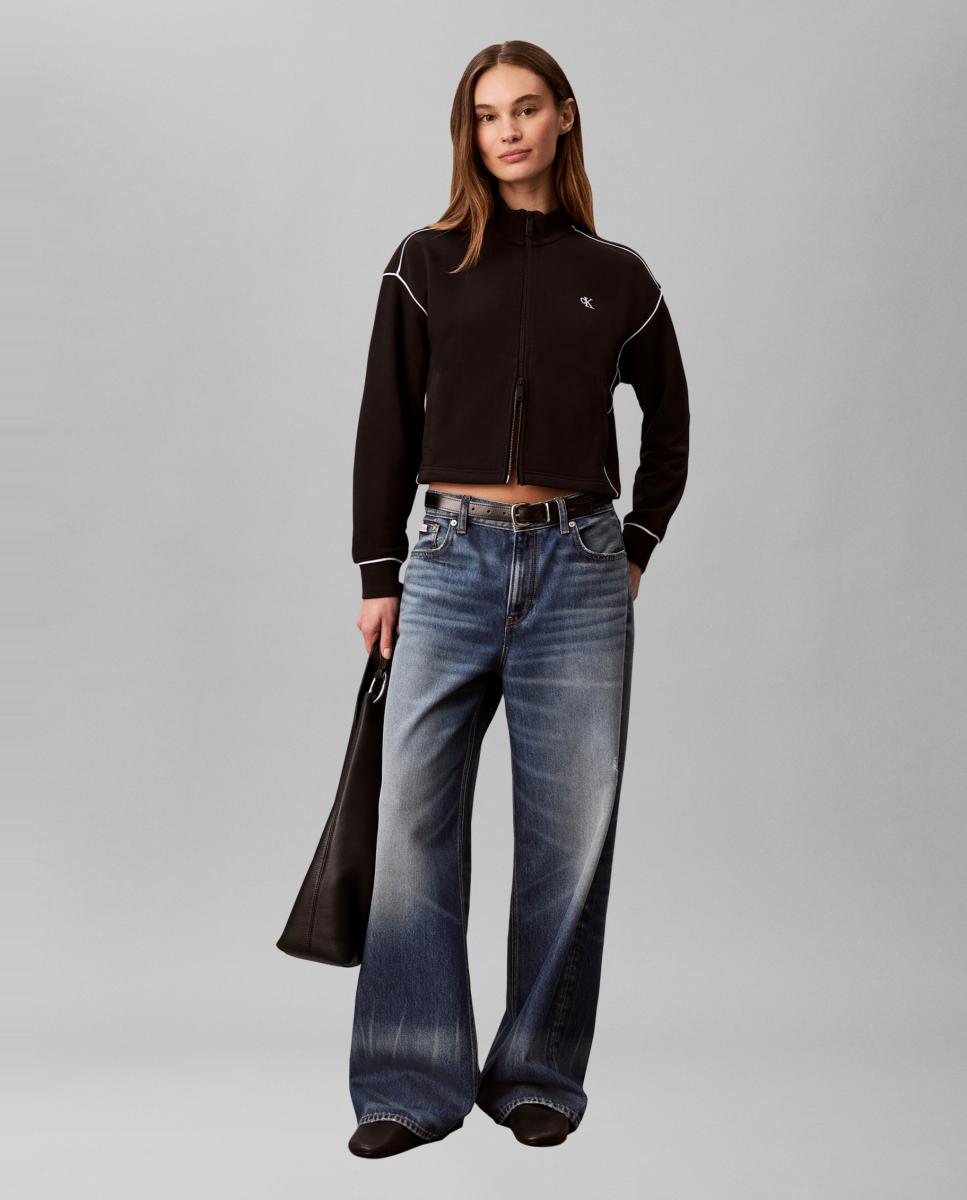 Sweatshirt com Monograma Preto-6