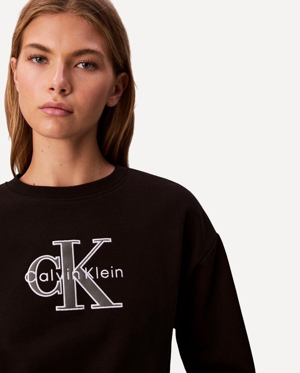 Sweatshirt Regular Fit Preto-3