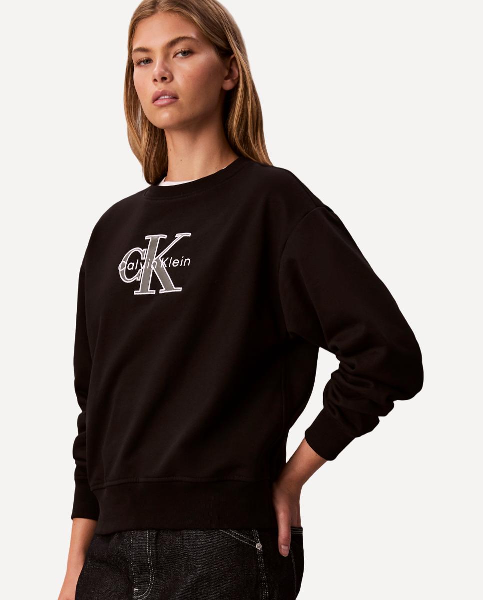Sweatshirt Regular Fit Preto-4