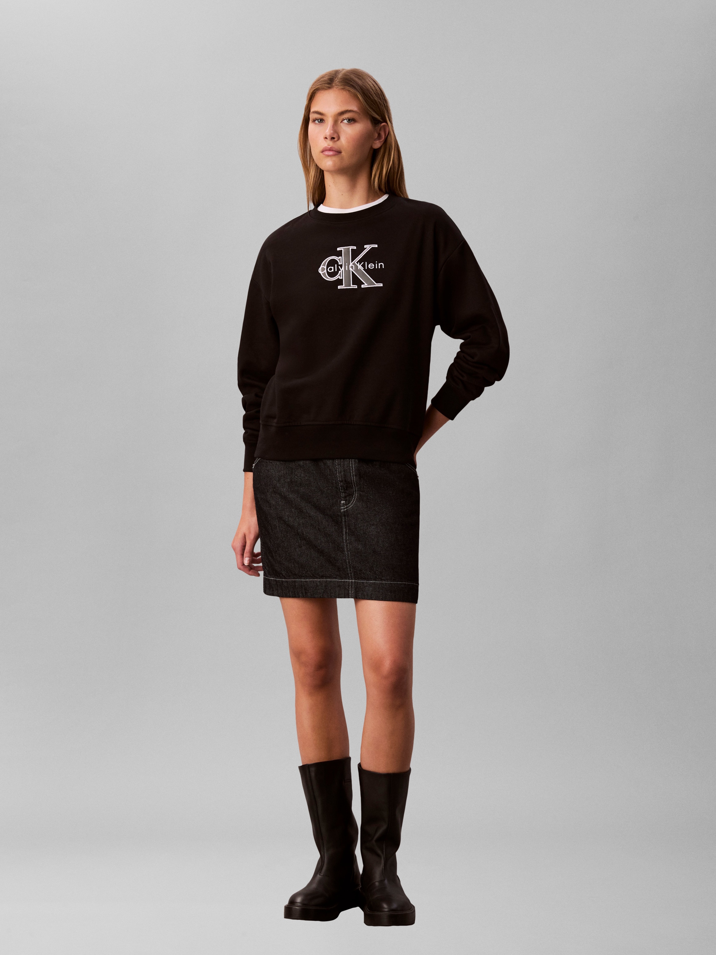 Sweatshirt Regular Fit Preto-6