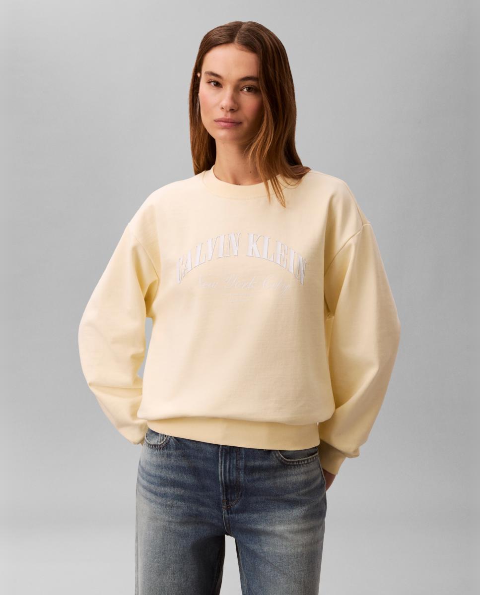 Imagem 0 de Sweatshirt com Desenho Varsity