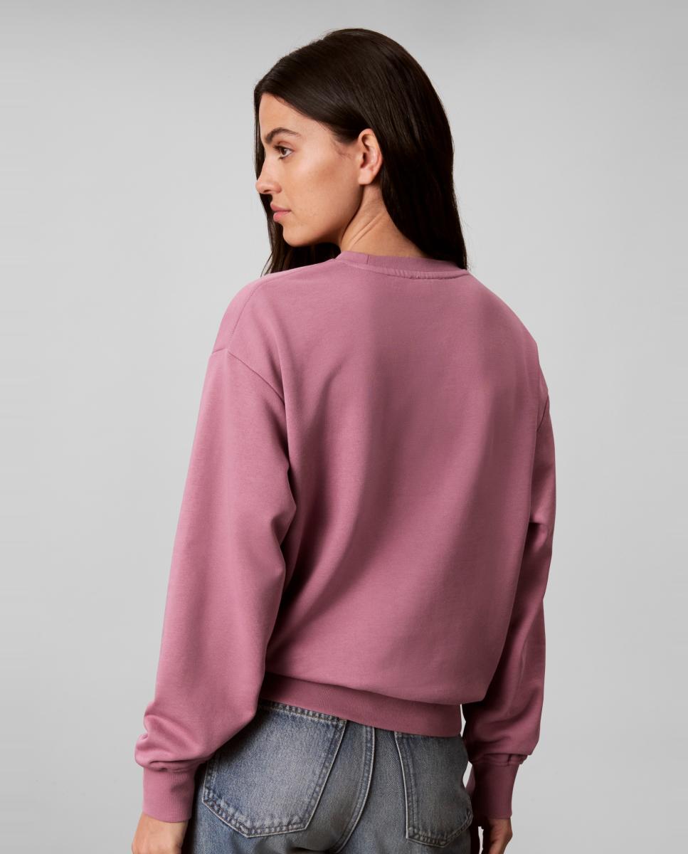 Sudadera de mujer monologo - Calvin Klein Jeans - Morado Morado-2