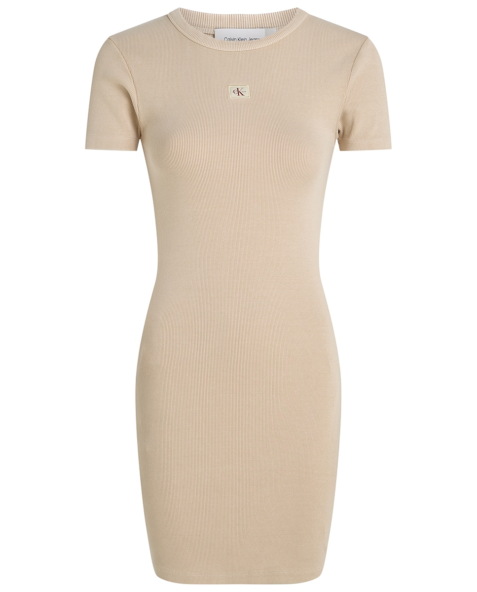 Vestido Curto com Logótipo Rosa-4