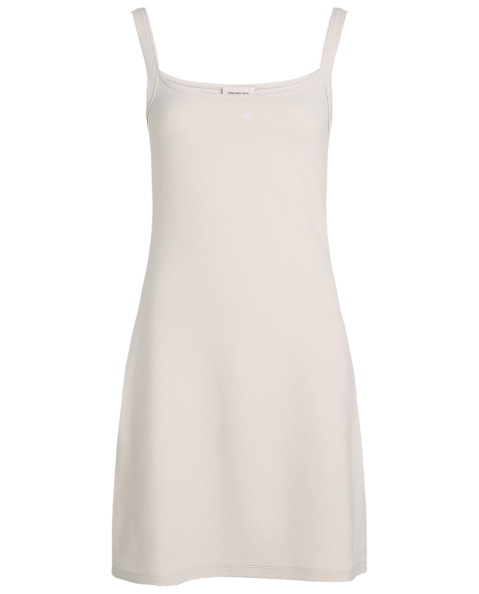 Vestido Curto de Alças Branco-4