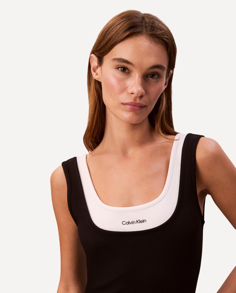 Vestido Midi de Alças Preto-6