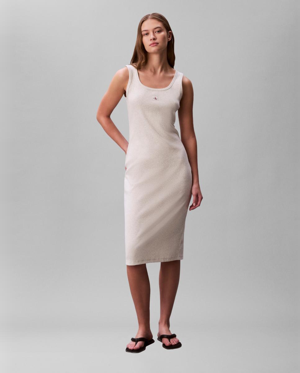 Imagem 0 de Vestido Comprido Canelado