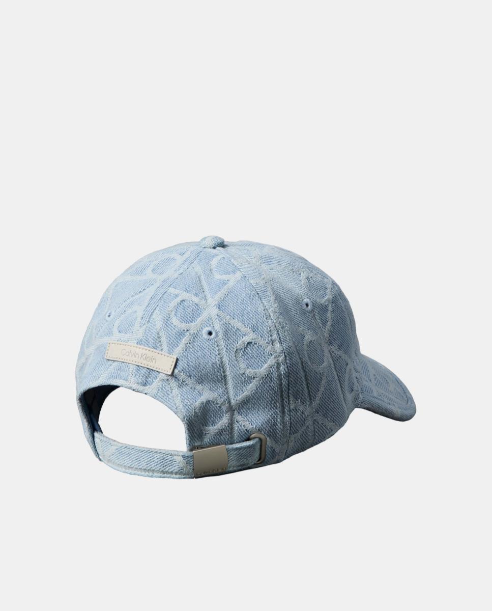 Boné com Estampado Azul-claro-2