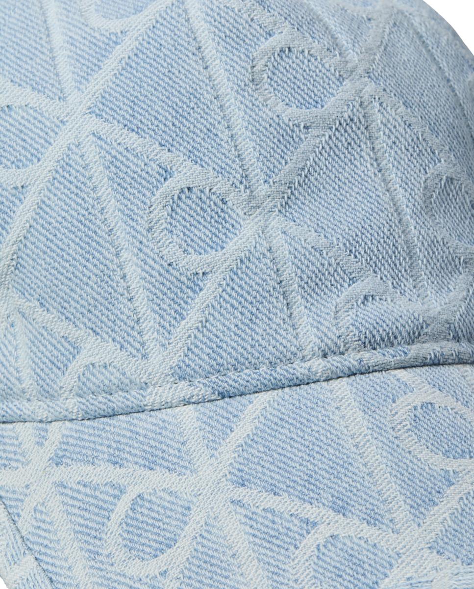 Boné com Estampado Azul-claro-3