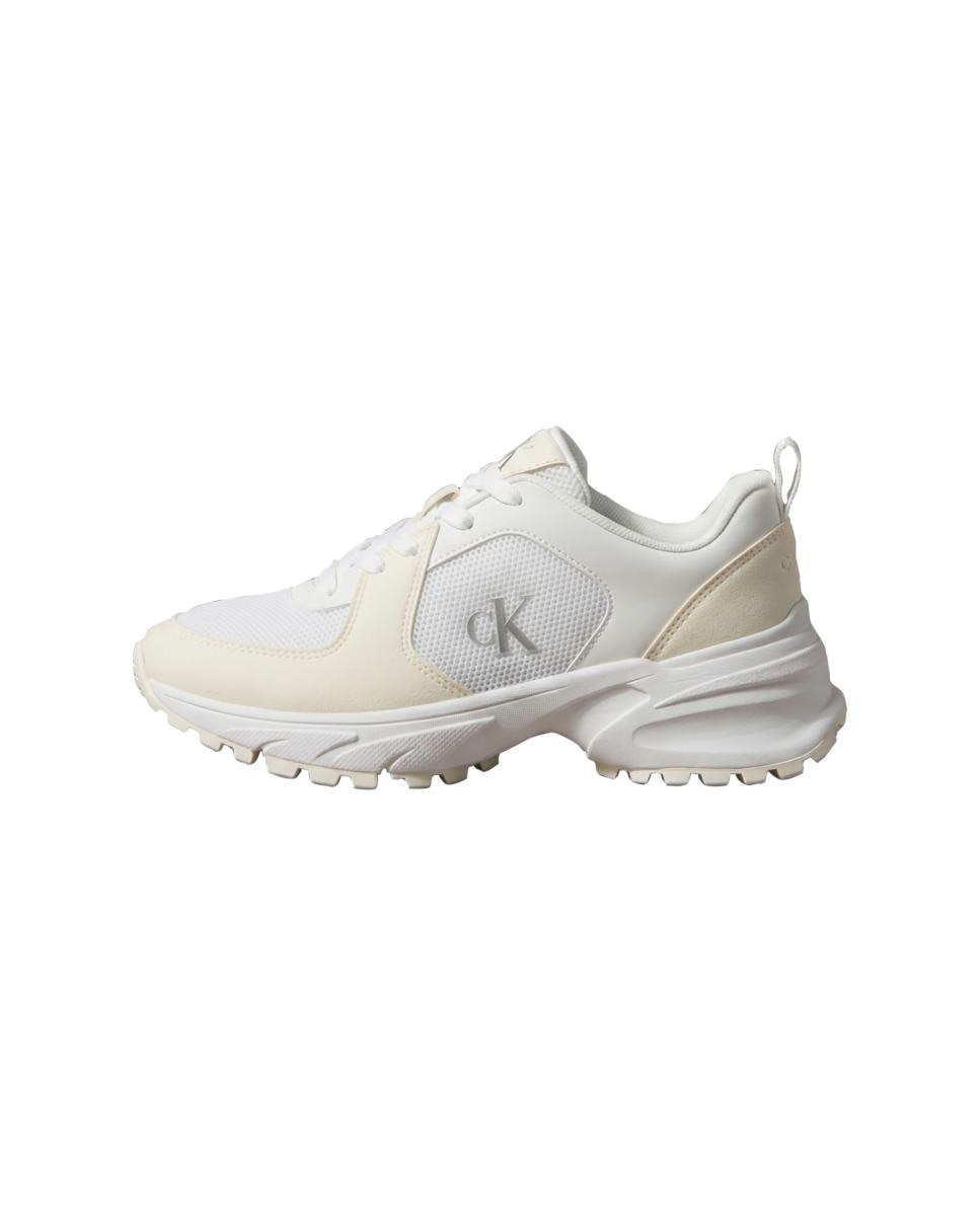 Zapatilla Mujer lace up - Calvin Klein Jeans - Blanco Blanco-2