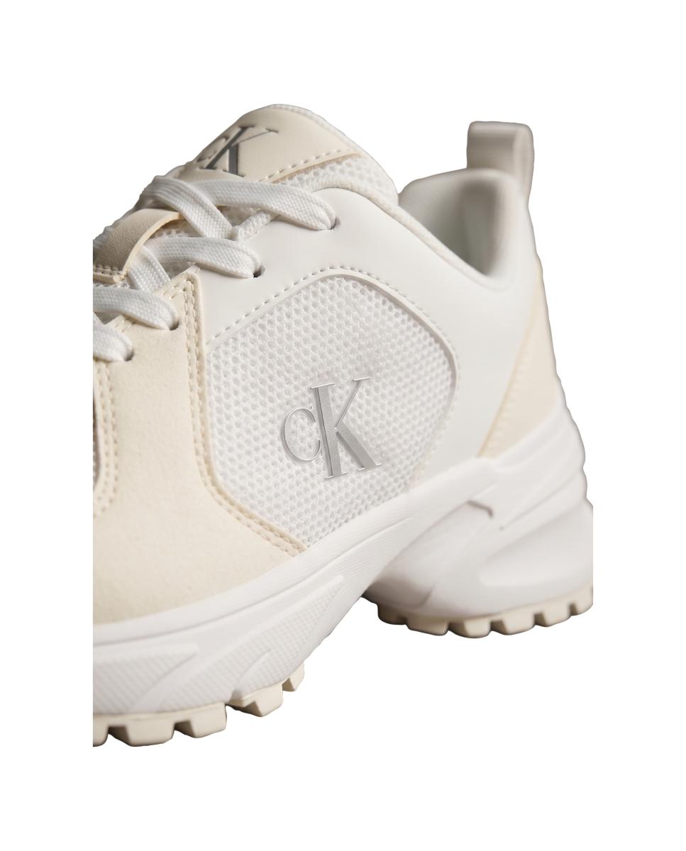 Zapatilla Mujer lace up - Calvin Klein Jeans - Blanco Blanco-5