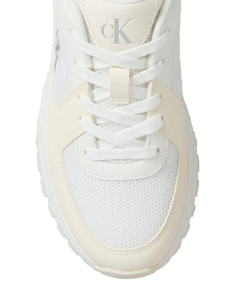 Zapatilla Mujer lace up - Calvin Klein Jeans - Blanco Blanco-6