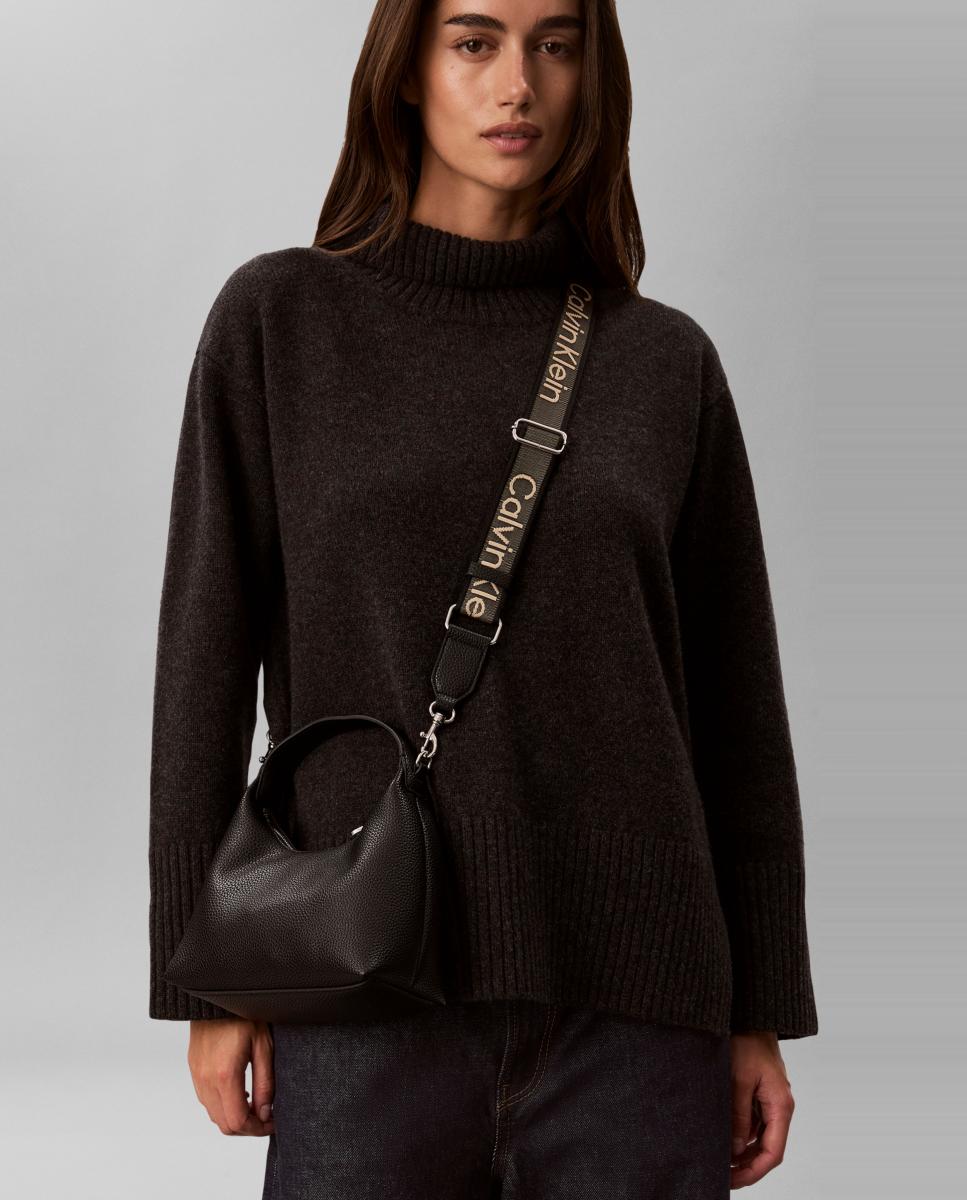 Bolso de hombro Mujer - Calvin Klein Jeans - Negro Negro-4
