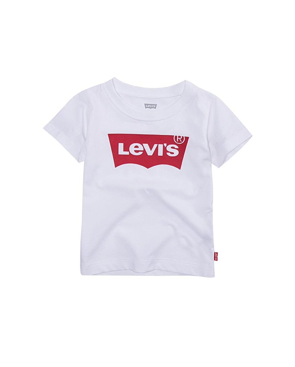 T-shirt branca de bebé menino Levi's Branco-1