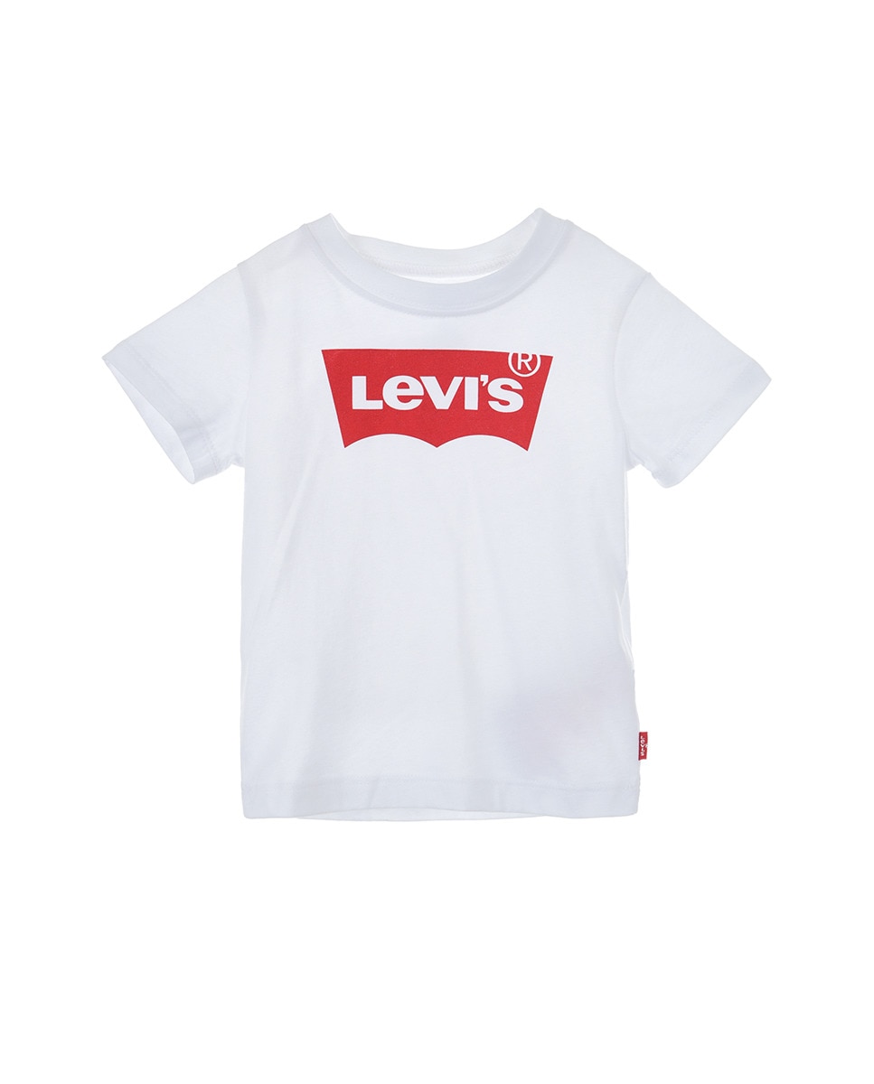 T-shirt branca de bebé menino Levi's Branco-3