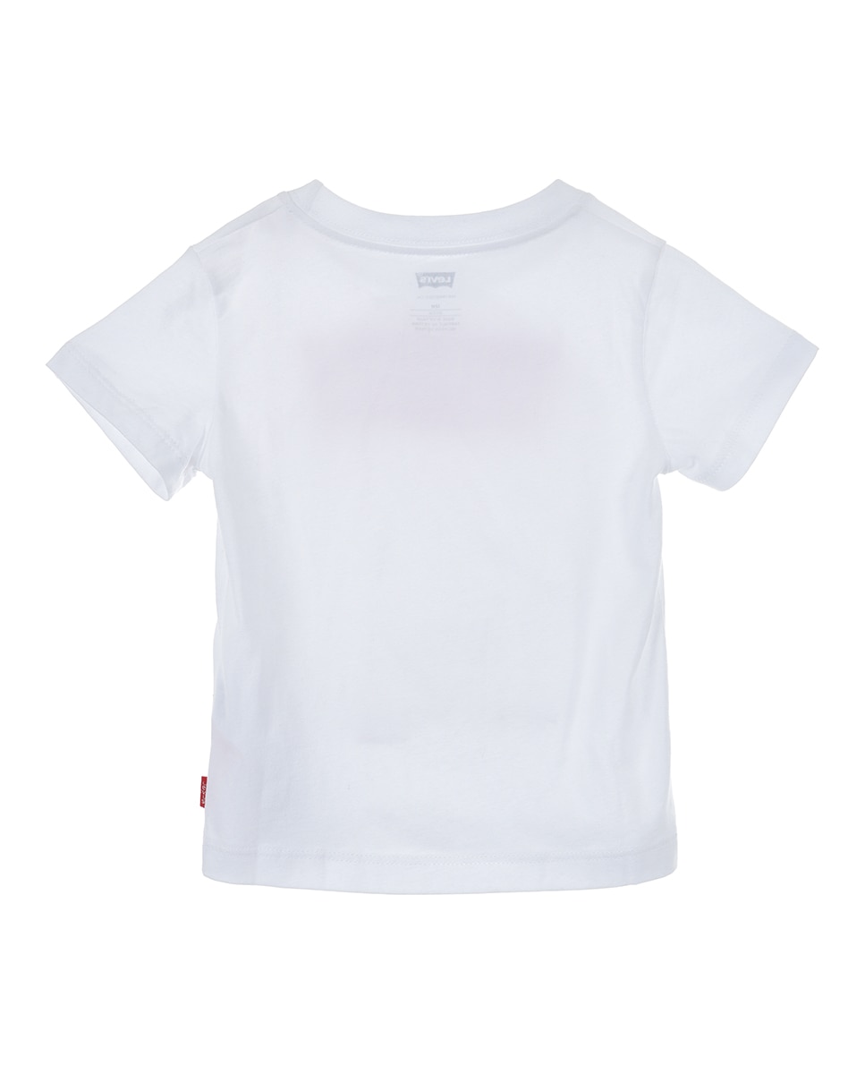 T-shirt branca de bebé menino Levi's Branco-4