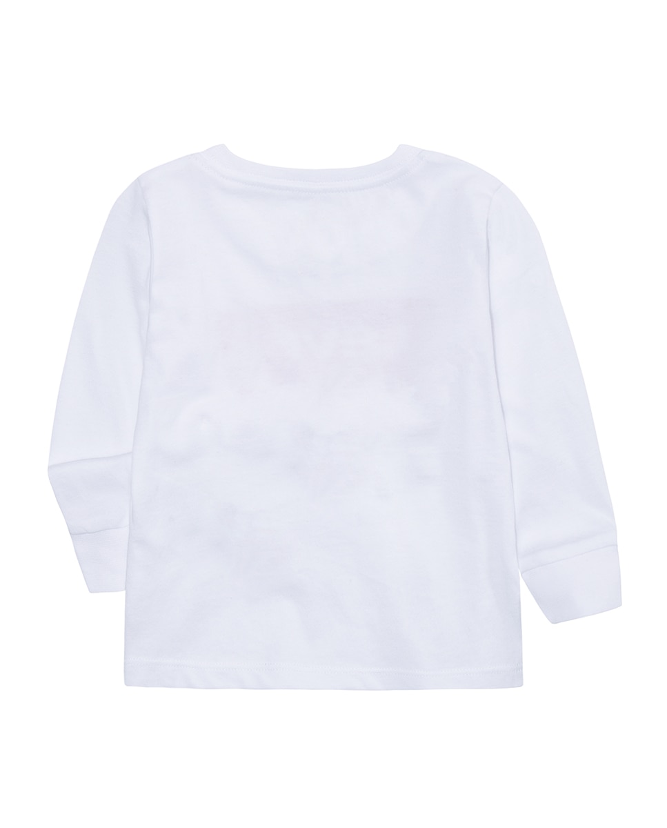 T-shirt branca de bebé menino Levi's Branco-2