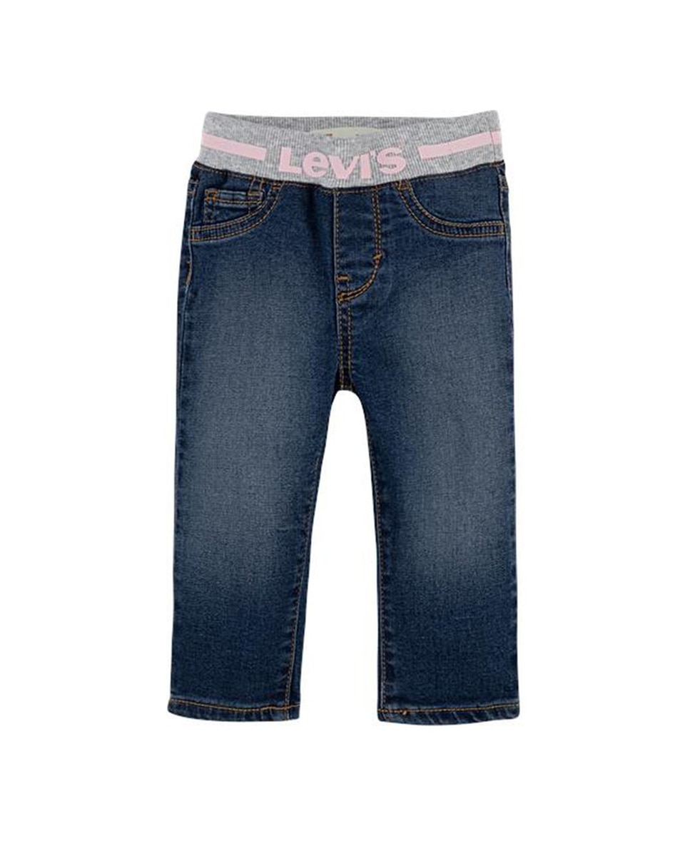 Calças skinny azuis de bebé Levi's Azul-marinho-1