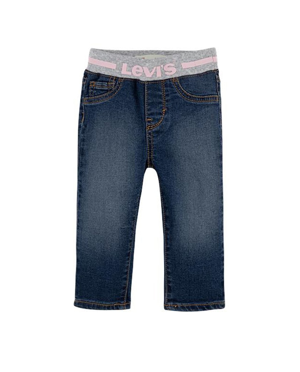 Calças skinny azuis de bebé Levi's Azul-marinho-3
