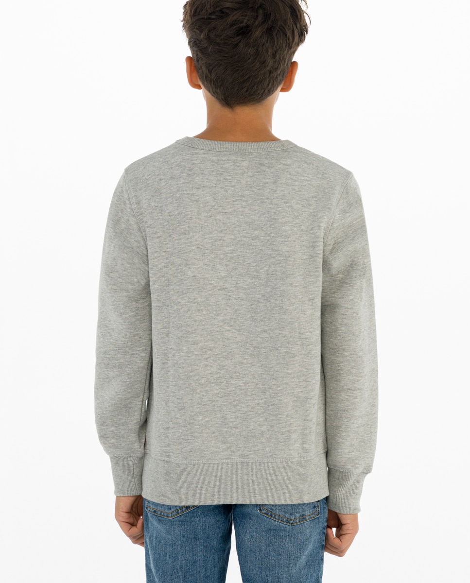 Sweatshirt cinzento vigoré de bebé Levi's Cinzento-5