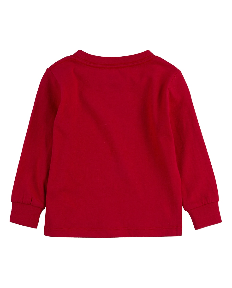 T-shirt vermelha de bebé Levi's Vermelho-2