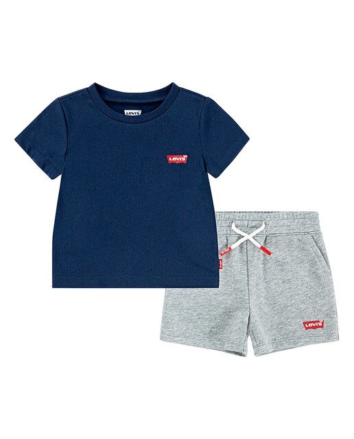 Imagem 0 de Conjunto de T-shirt e Calças de Malha Batwing (2 Peças) de Bebé