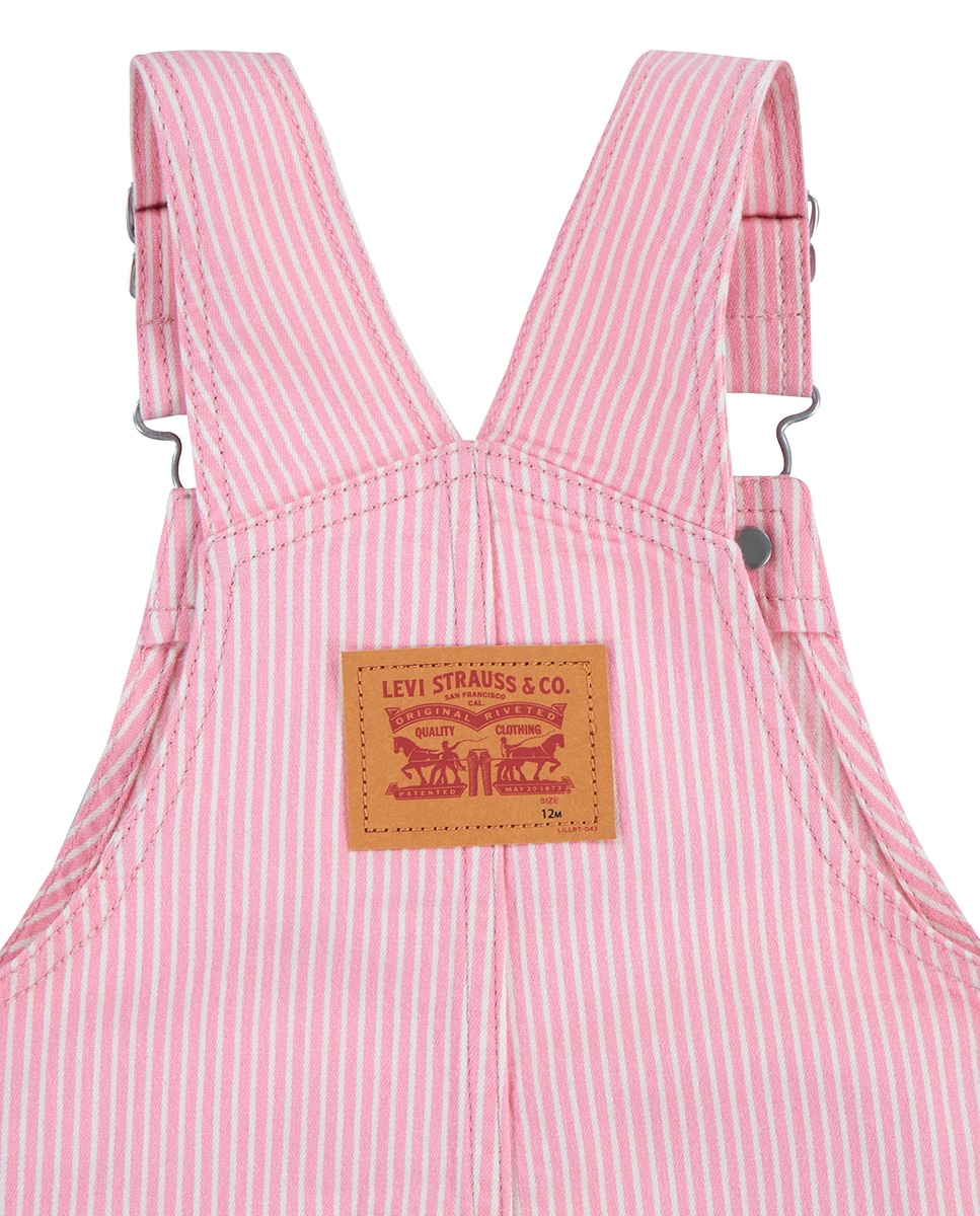Mono a rayas Levi's® Railroad para bebé Niño - Blanco Blanco-3