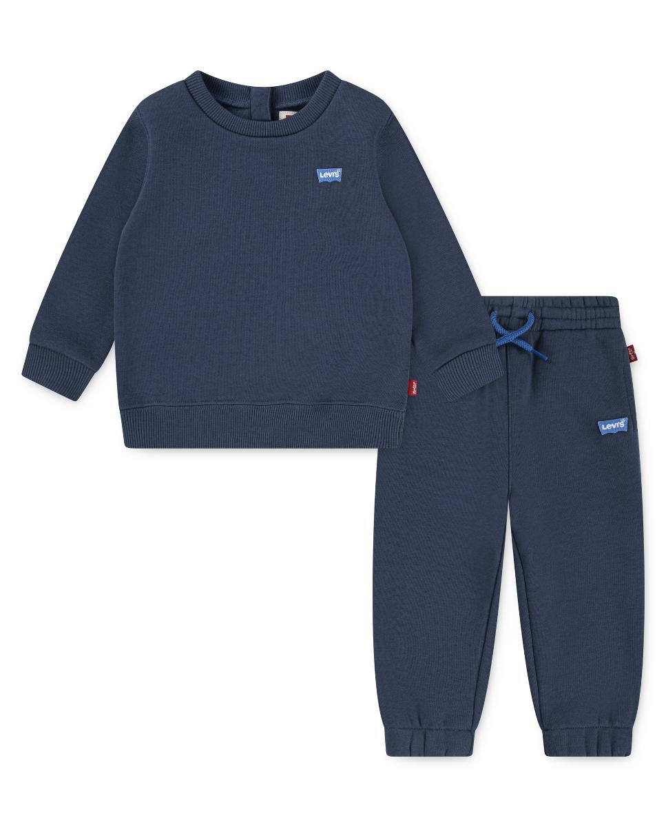 Imagem 0 de Conjunto de 2 Peças (Sweatshirt de Gola Redonda e Joggers) Core Batwing de Bebé