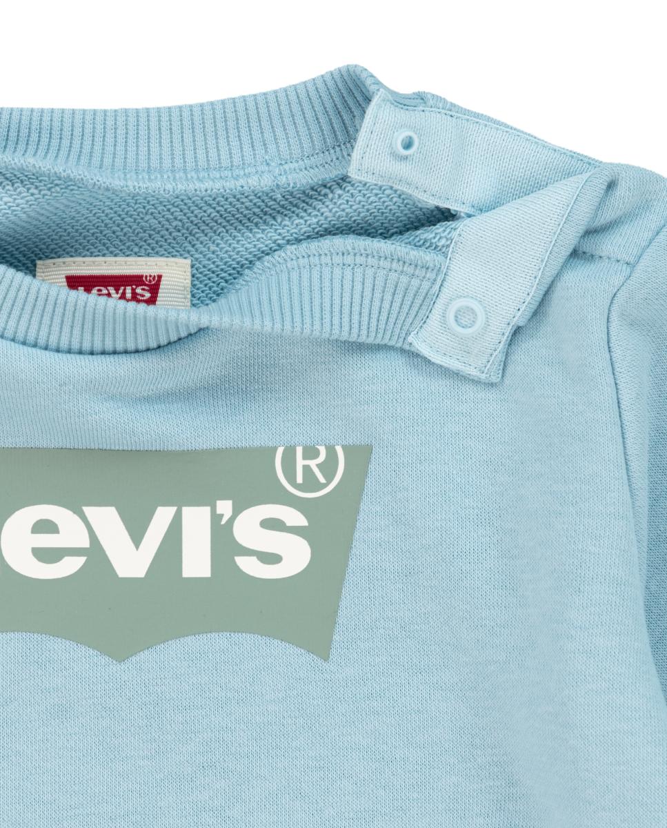 Camisola de Tecido Turco Francês com Asas de Morcego Levi's Azul-3
