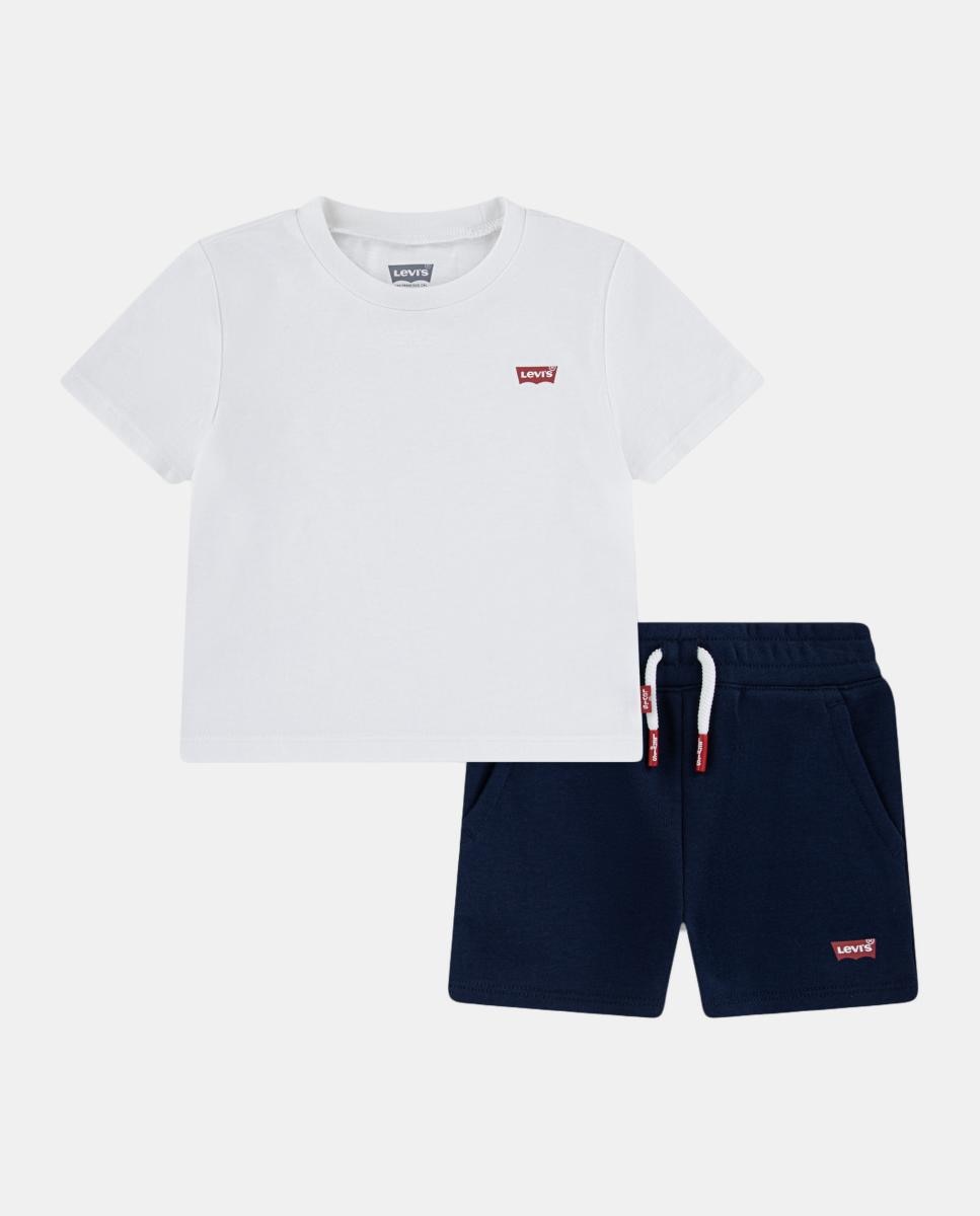 Imagem 0 de Conjunto de 2 Peças: T-shirt de Morcego e Calções de Malha