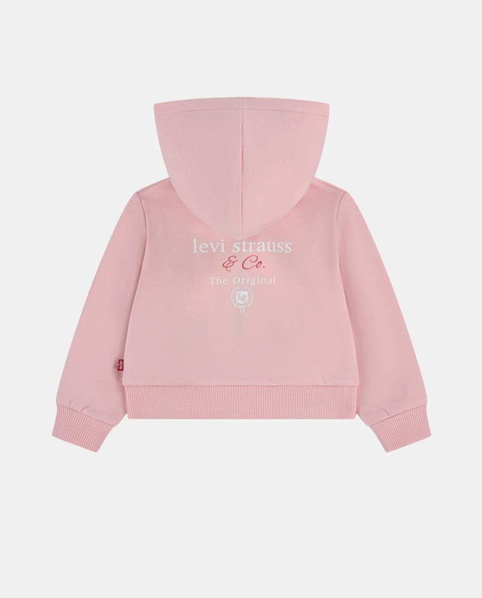 Sudadera con capucha y cremallera completa Levi's® Varsity - Rosa Rosa-2