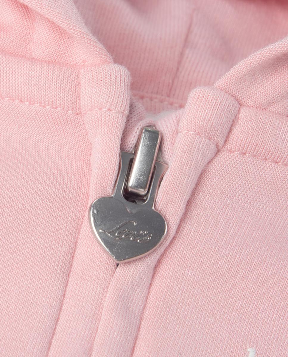 Sudadera con capucha y cremallera completa Levi's® Varsity - Rosa Rosa-3